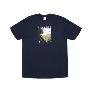 Supreme navy T-shirt size small.  New in bag
